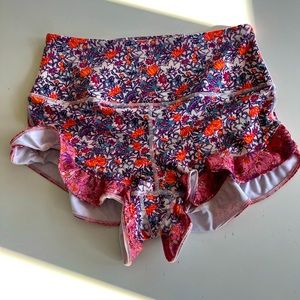 Free People Ruffle Shorts SZ SMALL